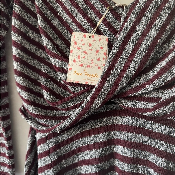 Free People Black and Gray Backless Dress - Picture 3 of 3